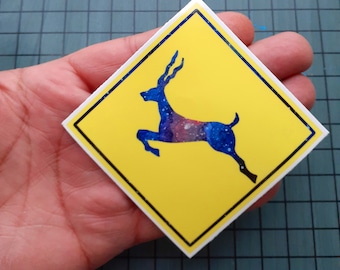 Phish Space Antelope Crossing vinyl sticker