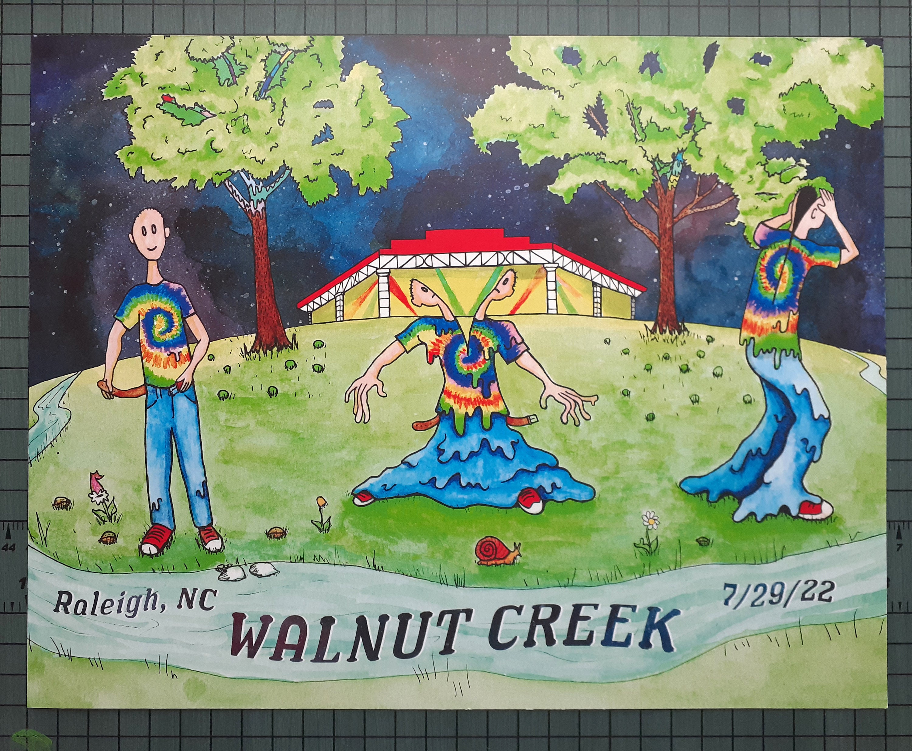 Phish Walnut Creek 2022 Phan Art Print Phish Poster Phish Art Etsy India