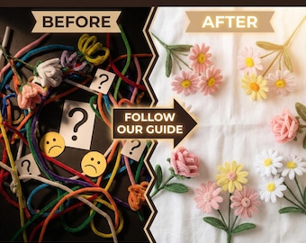 Pfeifenputzer Blumen PDF Tutorial - Anleitung für Anfänger Digitaler Download - Schritt für Schritt Bastelanleitung - Sofort Download