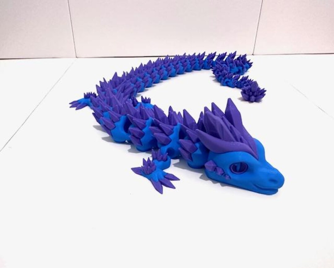 3D Printed Articulated Multi Color Dragon - Etsy