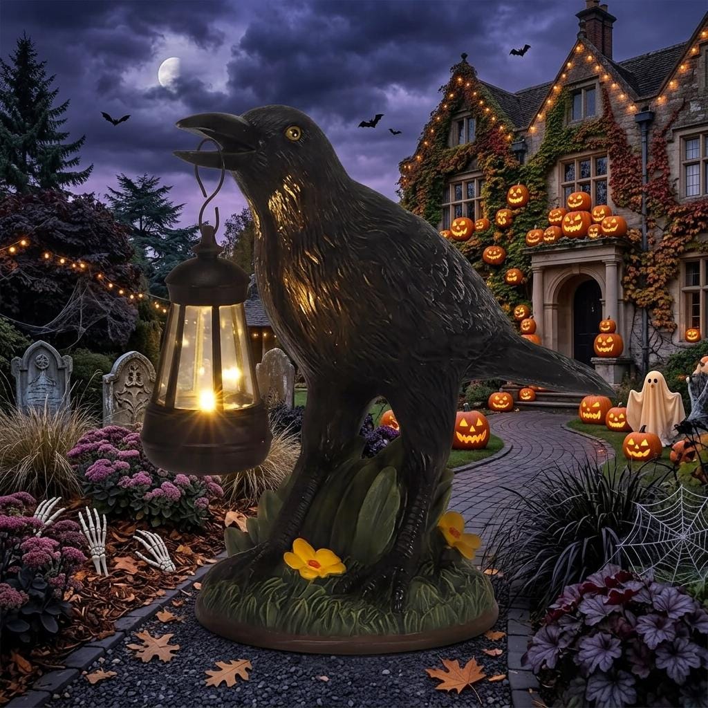 Outdoor Porch Light Raven - Etsy