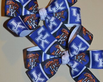 Set of two University of Kentucky Hair Bows