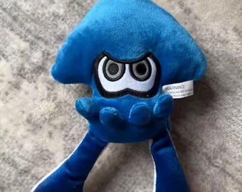 Blue Squid Plush Keychain – Cute Sea Creature Stuffed Toy – Kawaii Ocean Animal Charm – Soft Mini Plush Gift for Kids & Gamers 25cm
