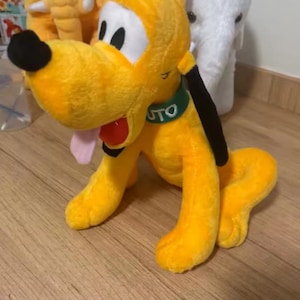 Pluto Plush Toy | Disney Pluto Stuffed Animal | Soft Yellow Dog Plush | Collectible Cartoon Character | Gift for Kids & Disney Fans 28cm