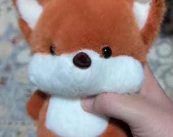 Soft Fox Plush Toy – Kawaii Stuffed Animal, Small Fox Doll, Cozy Companion 16cm