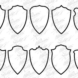 Marcos decorativos - gráficos vectoriales - marcos, marcos de letreros, etiquetas, marcos decorativos, emblemas como archivos SVG y PNG, ¡descarga instantánea! imagen 3