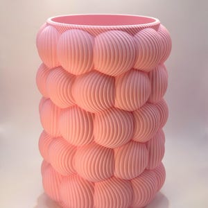 Bubble Vase – Wavy Textured, Abstract Sculpture Décor | 3D Printed Modern Statement Piece