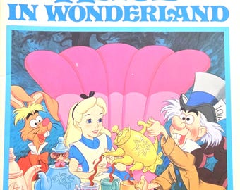 Vintage Alice im Wunderland Notenbuch