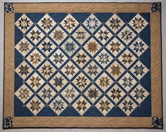 The Classic Starlight Medley Quilt Assembly Manual PDF Guide