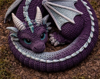 The Sleeping Amigurumi Dragon| Beginner Friendly PDF Guide