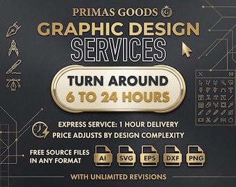 Custom Graphic Design Service: Logo, Poster, Business cards