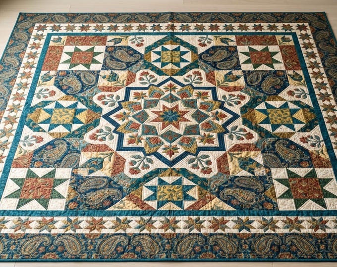 Star Medallion Quilt Pattern | PDF GUIDE