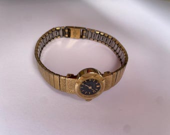 Reloj Seiko Vintage para mujer, 1971, 17-0240, chapado en oro de 18 quilates.