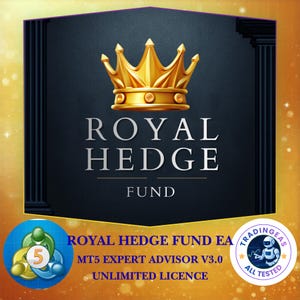 Royal Hedge Fund MT5 - Expert Advisor V3.0 For US30, NAS100, DAX (GER30) - Timeframe M1