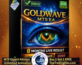 Goldwave EA MT5 Expert Advisor V2.35 - For Gold, Timeframe m1