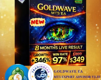 Goldwave EA MT5 Expert Advisor V2.35 - For Gold, Timeframe m1