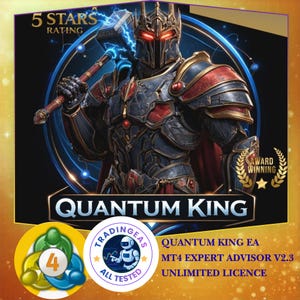 Quantum King EA MT4 V2.3 - Robot de trading Forex con martingala de cuadrícula para AUDCAD M5