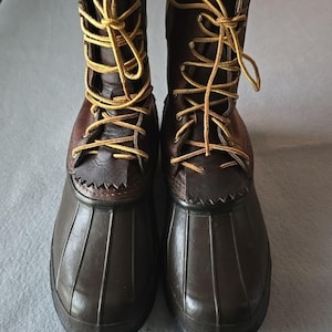 Schnee's Hunter II 10” Pac Men Hunting WaterProof Boots, Dark Brown Leather