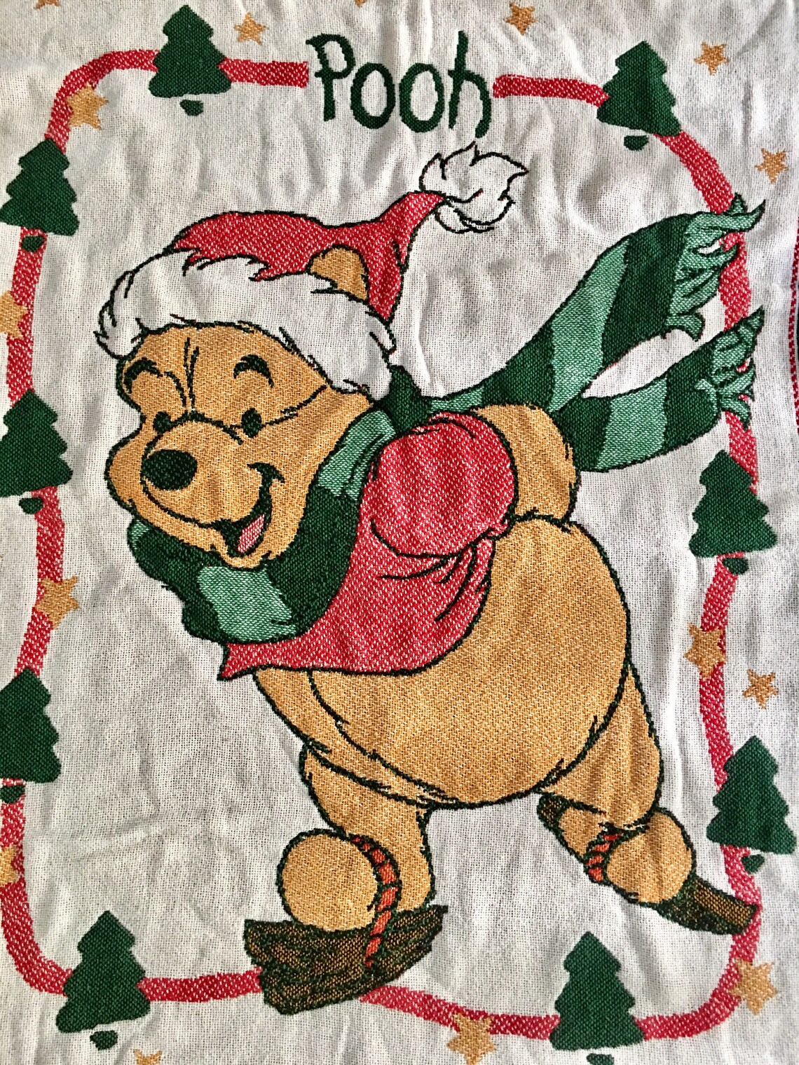 Vintage Winnie the Pooh Throw Blanket Pooh Bear Comforter Etsy
