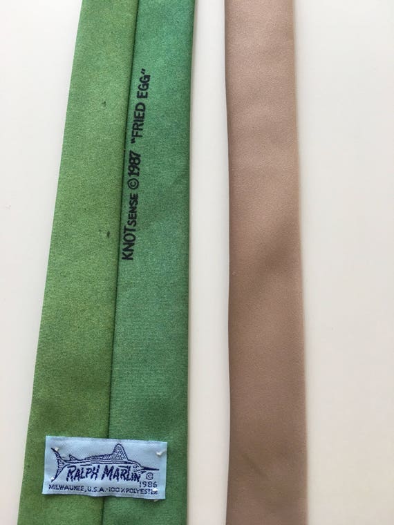 Beautiful vintage Ralph Marlin golf tie, necktie,… - image 6