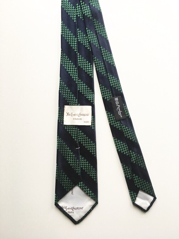 Vintage Yves Saint Laurent Paris Tie, YSL, Silk, … - image 2