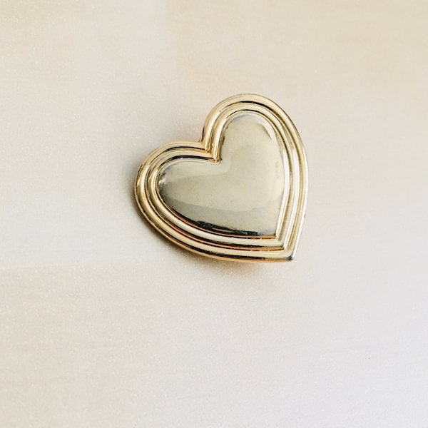 Disney Gold Tone Heart Shaped Pin, The Variety Club, Fantasia, Brooch, Children Accessories, Collectible Pin, Heart Pin, Teacher, Mickey
