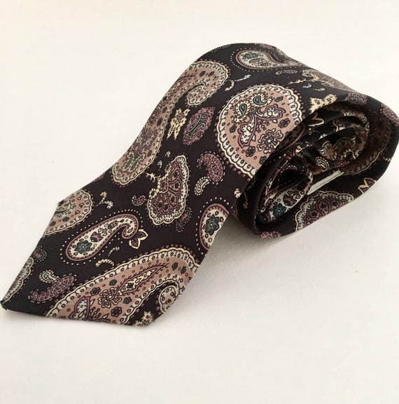 Vintage Yves Saint Laurent Neckwear Tie, YSL, Sil… - image 1