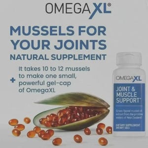 OmegaXL Joint Muscle Support – Green-Lipped Mussel Oil Softgels (2 x 300 Count) image 2