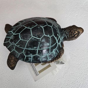 NEW in Box!  Sea Turtle Brass Door Knocker -- SPI Home 30553