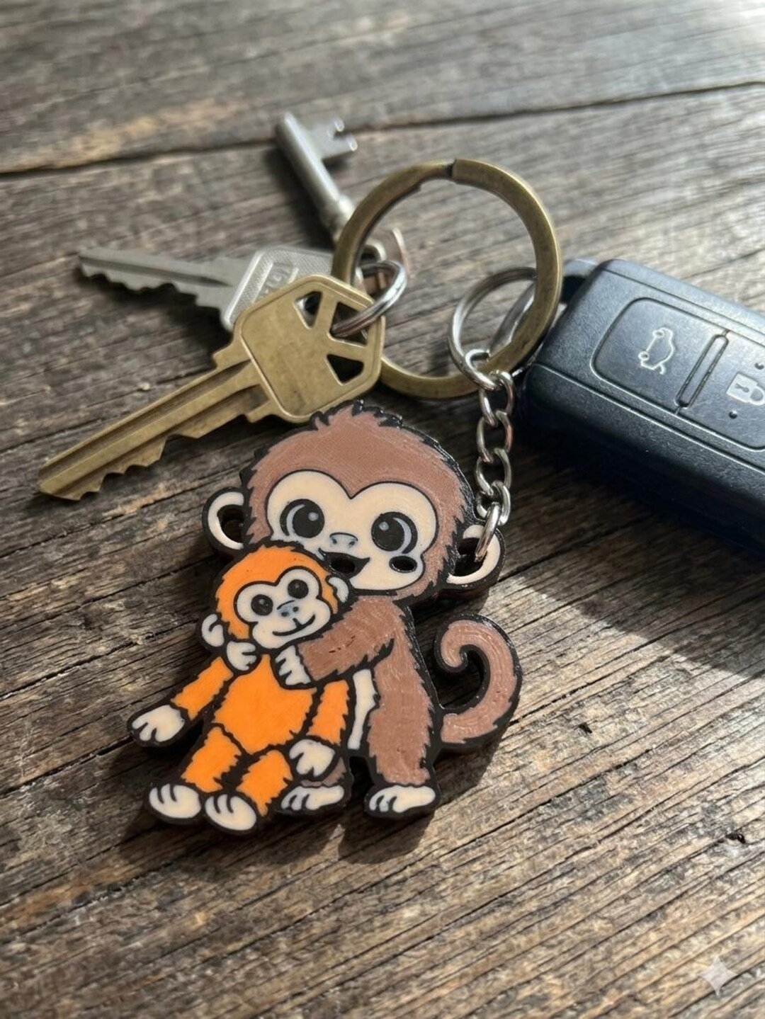 Famous Keychains Punch – the Famous Little Monkey Keychain - Etsy