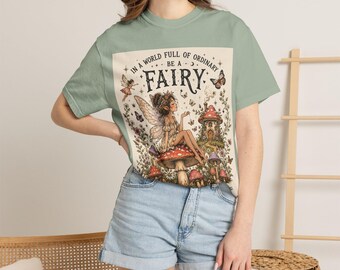 Be a Fairy T-Shirt | Vintage Feenpilz Illustration