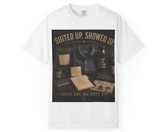 Geeignet. Aufgetaucht. T-shirt | Dad Workwear Grafik, Alltag keine Tage frei
