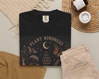 Plant Kindness Blumenmond T-Shirt | Shirt