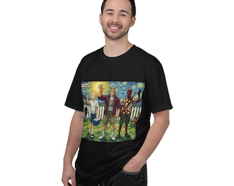 Papas! Drei Väter Illustration T-Shirt | Anime Familien Porträt