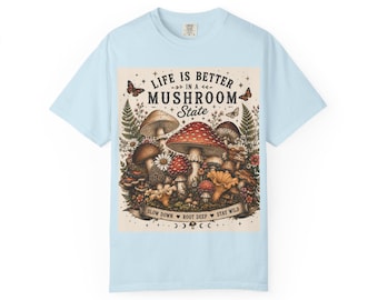 Pilz Zustand Illustration T-Shirt | Pilz Wald Design