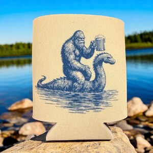 Sasquatch Dosenkühler - Bigüße Getränkedose - Loch Ness Monster Geschenk