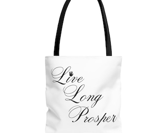 Bolsa de mano "Viva la larga prosperidad" (AOP) Regalo para fanáticos de Trek Long Island