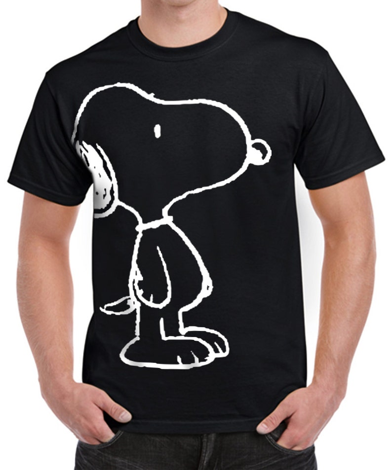 NEW Snoopy Screen Printed Tshirt Custom Adult Etsy