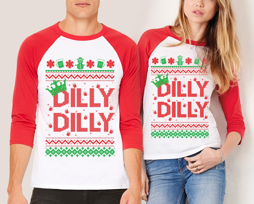 dilly dilly ugly christmas sweater