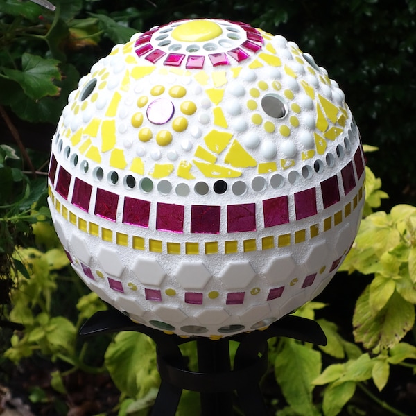 Mosaic Gazing Ball Etsy