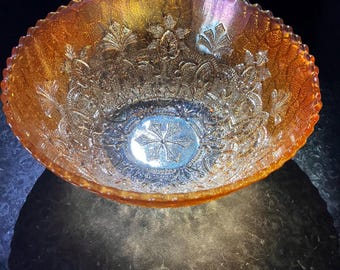 Carnival Glass Bowl - Fenton “Orange Tree” pattern