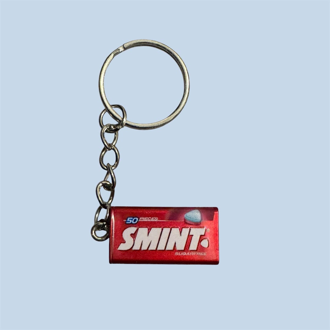 Synth Mints Smints Mints Mini Brands Keychain Bag Charm - Retro Novelty Mini Food ...