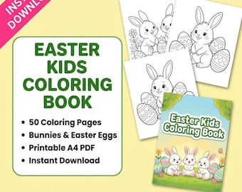 Easter Activity Book for Kids – Coloring Pages, Fun Crafts & Printable Sheets