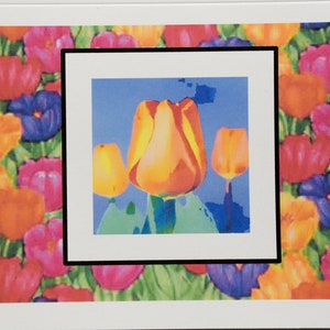 Splash of Watercolor Tulips for You