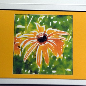 Watercolor Drawings of Blackeyed Susans - Notecards