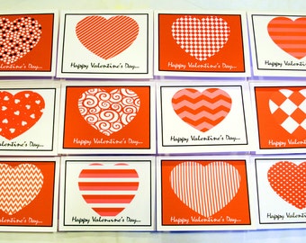 Heart Valentine Greetings - Notecards