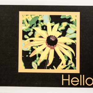 Watercolor Paintings of Black-eyed Susans - Notecards