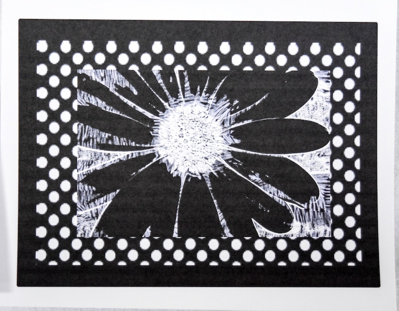 One Pencil Drawing of a Flower - Notecards - Etsy Canada