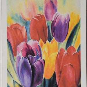 Beautiful Painted Tulips