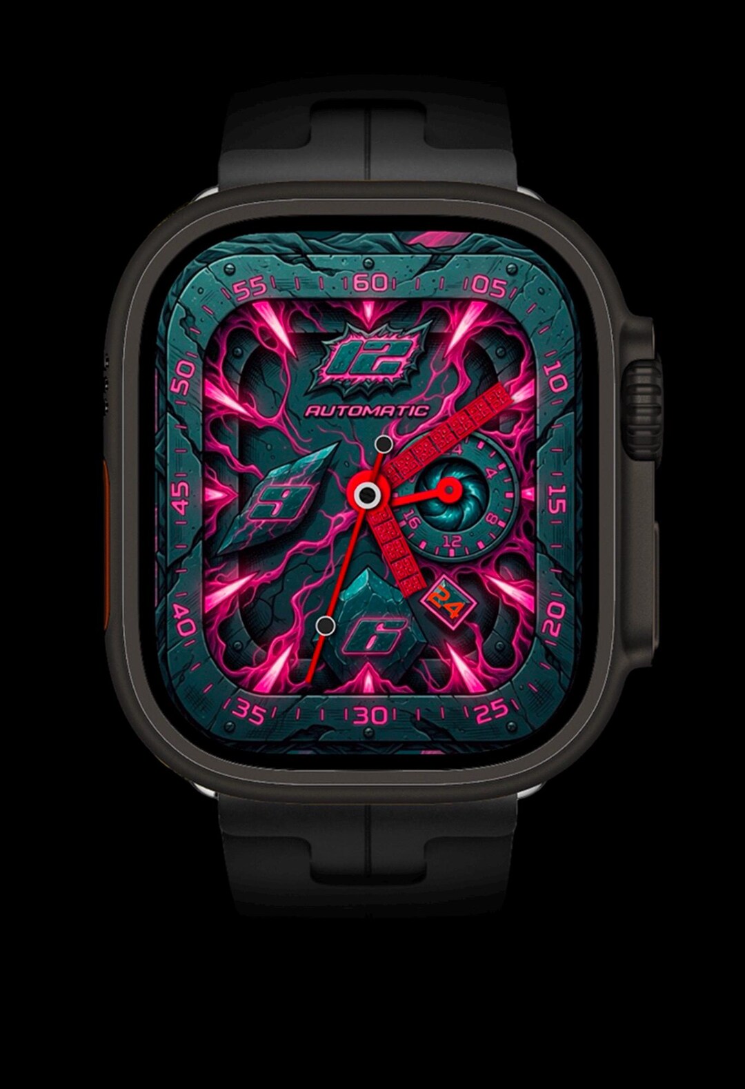 Hero - Digital Watch Face for A. Watch Ultra (clockology App) - Etsy